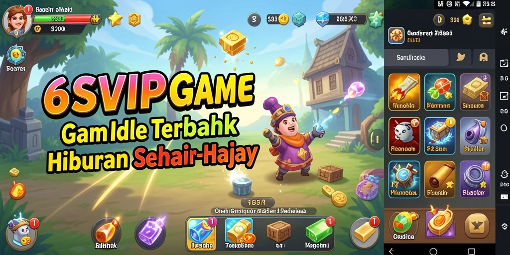 Tampilan gameplay 6SVIP yang menawan dengan karakter yang aktif.