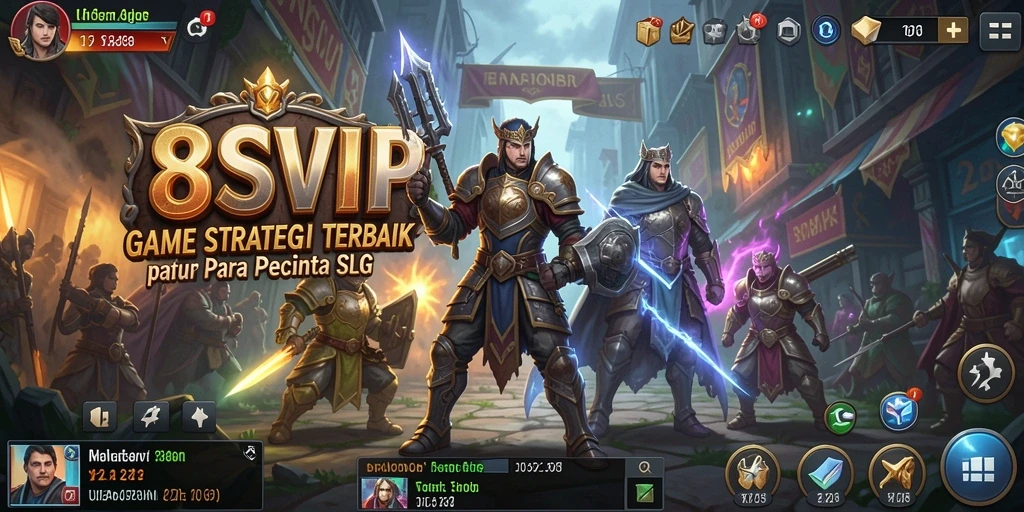 Screenshot dari gameplay SLG yang menegangkan di 8SVIP.