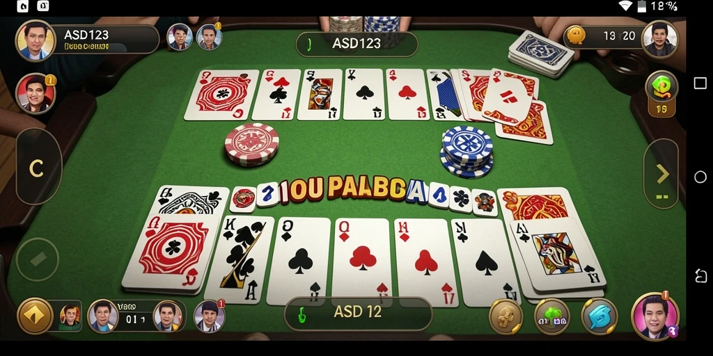 Tampilan gameplay seru di ASD123 menampilkan keseruan bermain Gaple.