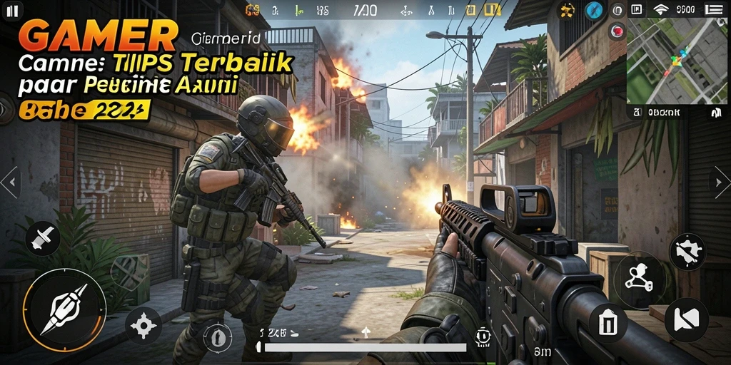 Tangkapan layar menunjukkan momen aksi intens dalam gameplay GAMERP.