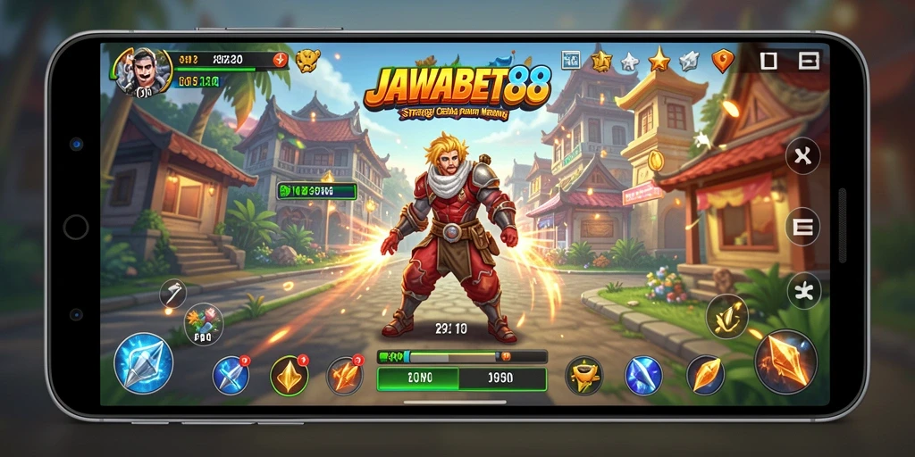 Tampilan menarik dari gameplay strategi JAWABET88.