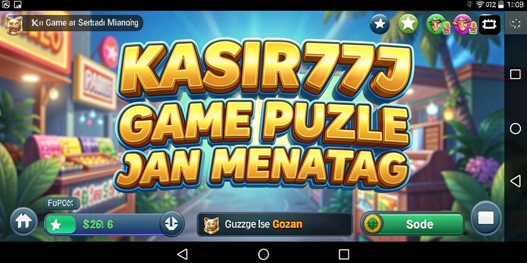 Screenshot gameplay KASIR777 menampilkan tantangan teka-teki yang menarik.