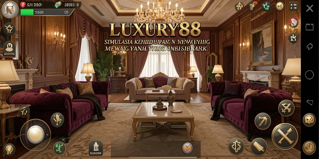 Tampilan gameplay LUXURY88 yang menawan dan penuh gaya.