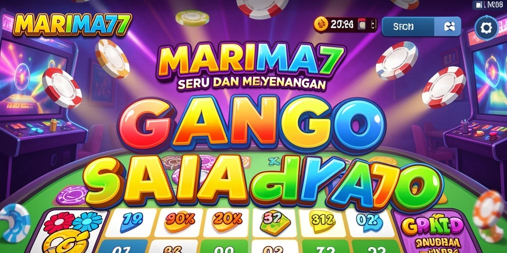 Tampilan gameplay seru dari aplikasi Bingo MARIMA77.