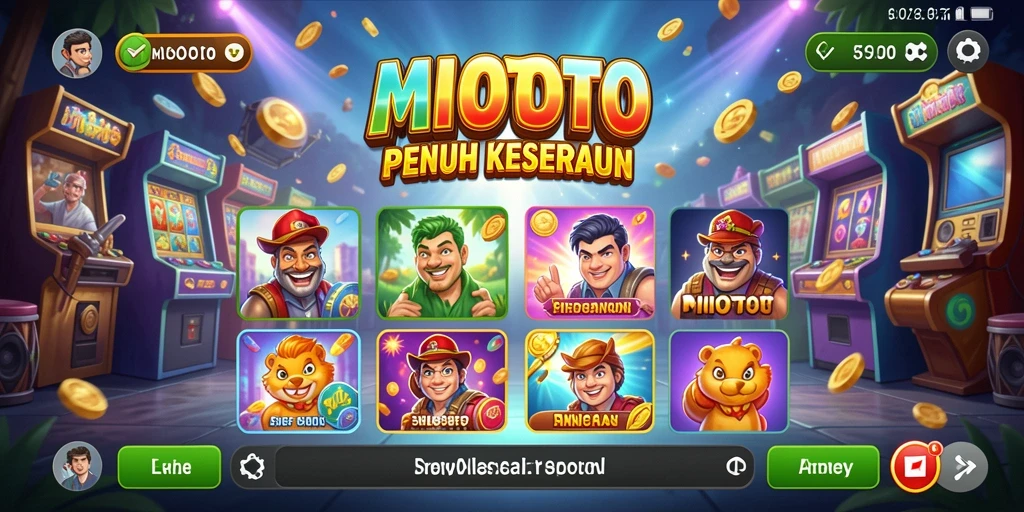 Screenshot MIOTOTO dengan tampilan gameplay Slot yang menarik.