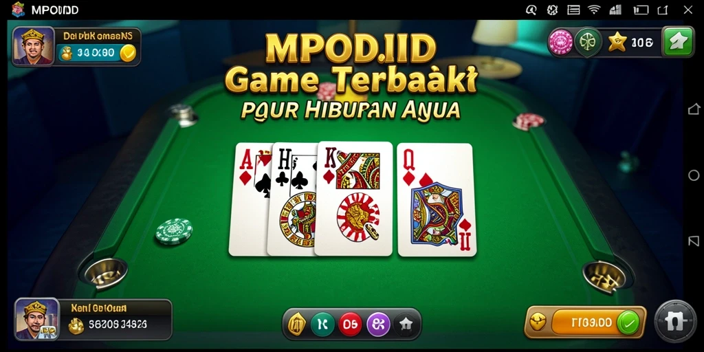 Tampilan gameplay seru dalam MPOID, menampilkan keseruan permainan Domino.