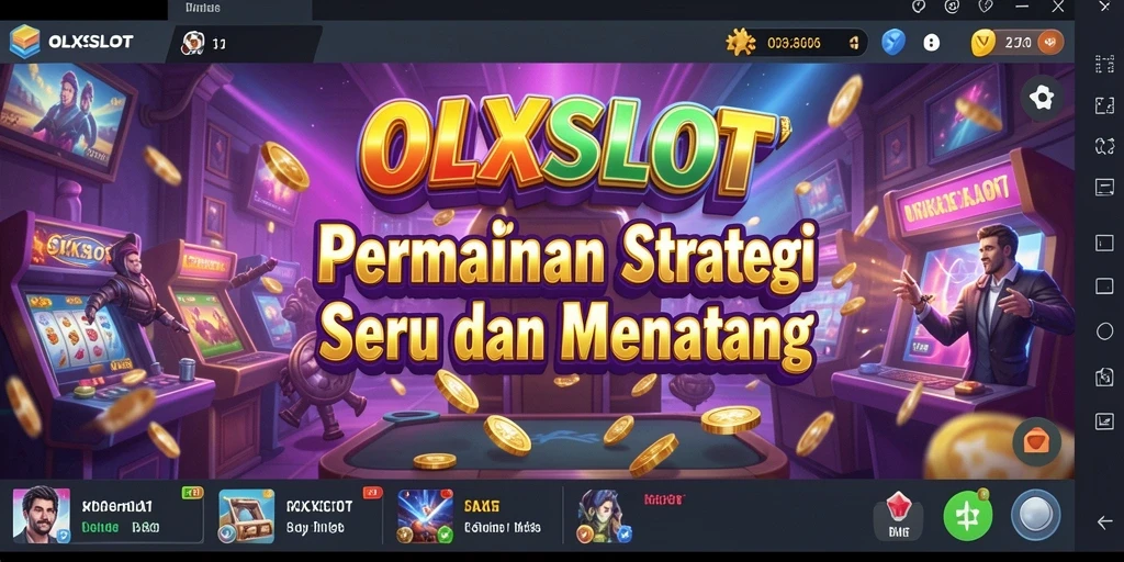 Screenshot menunjukkan gameplay seru dalam OLXSLOT.