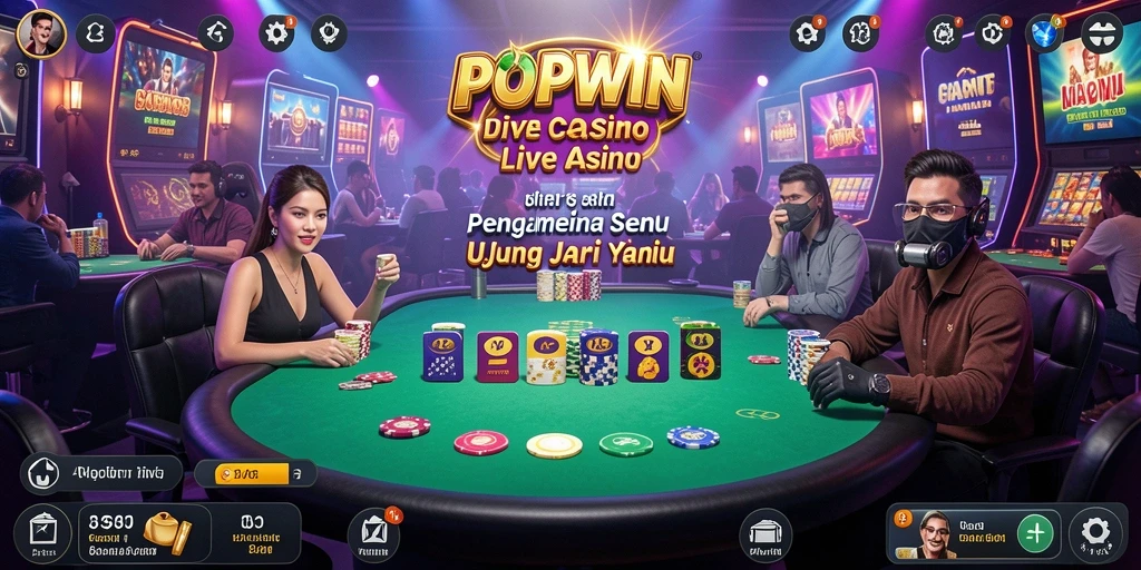 Tangkapan layar menampilkan gameplay Live Casino yang menarik dan interaktif.