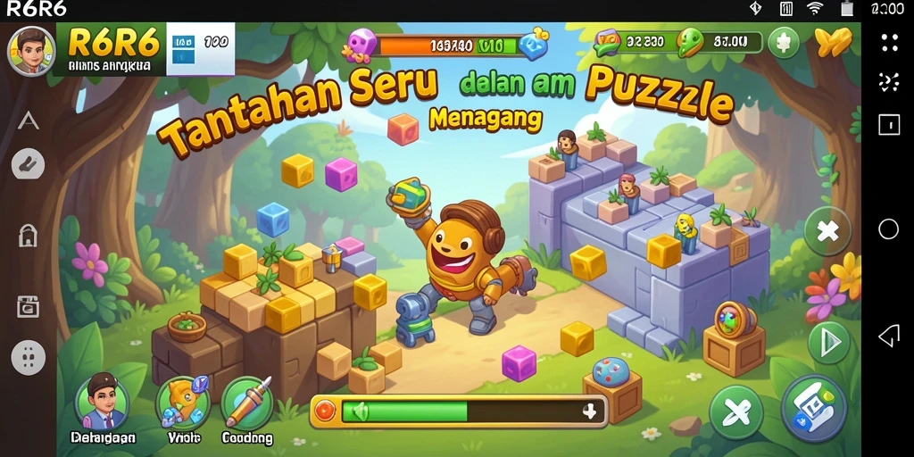 Tampilan gameplay R6R6 yang seru dan penuh teka-teki.
