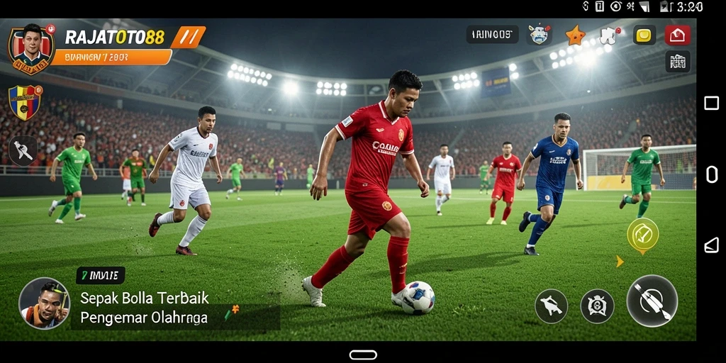 Tampilan gameplay sepenuhnya mendebarkan di RAJATOTO88.