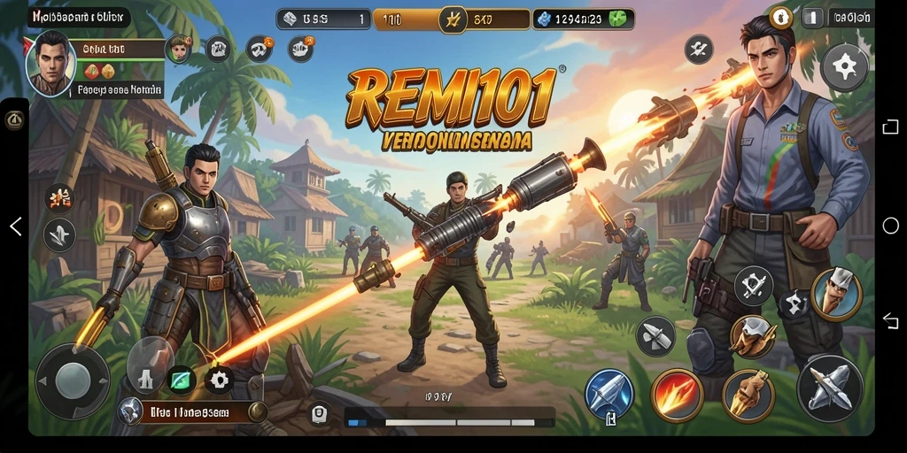 Screenshot tampilan antarmuka aplikasi Utility REMI101.