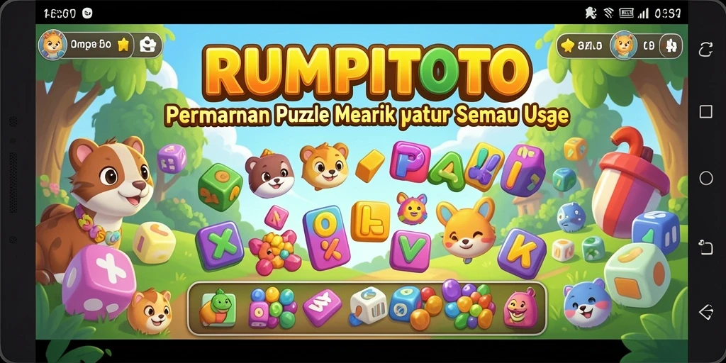 Tampilan menarik dari gameplay RUMPITOTO yang menantang