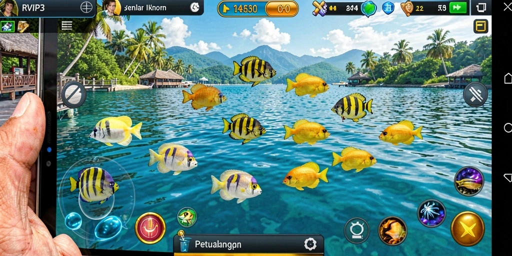 Tampilan gameplay RVIP3 yang mengasyikkan dan penuh tantangan.
