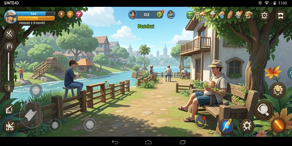 Screenshot utama SINTE4D menampilkan berbagai tantangan menyenangkan.