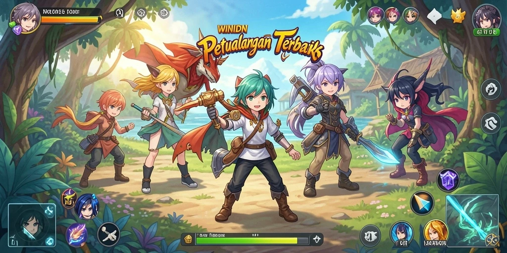 Tampilan gameplay WINIDN yang menarik dan memukau.